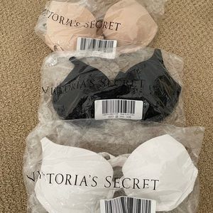 NWT PINK Victoria Secret Everywhere Push Up Bra Set